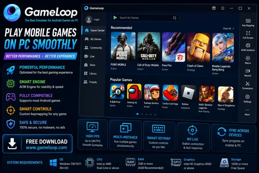 GameLoop emulator screen for installing Indian Vehicles Simulator 3D on PC