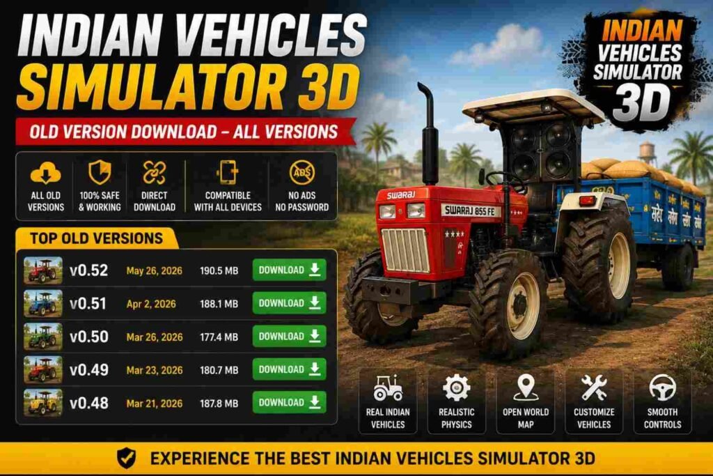 Indian Vehicles Simulator 3D Old Version