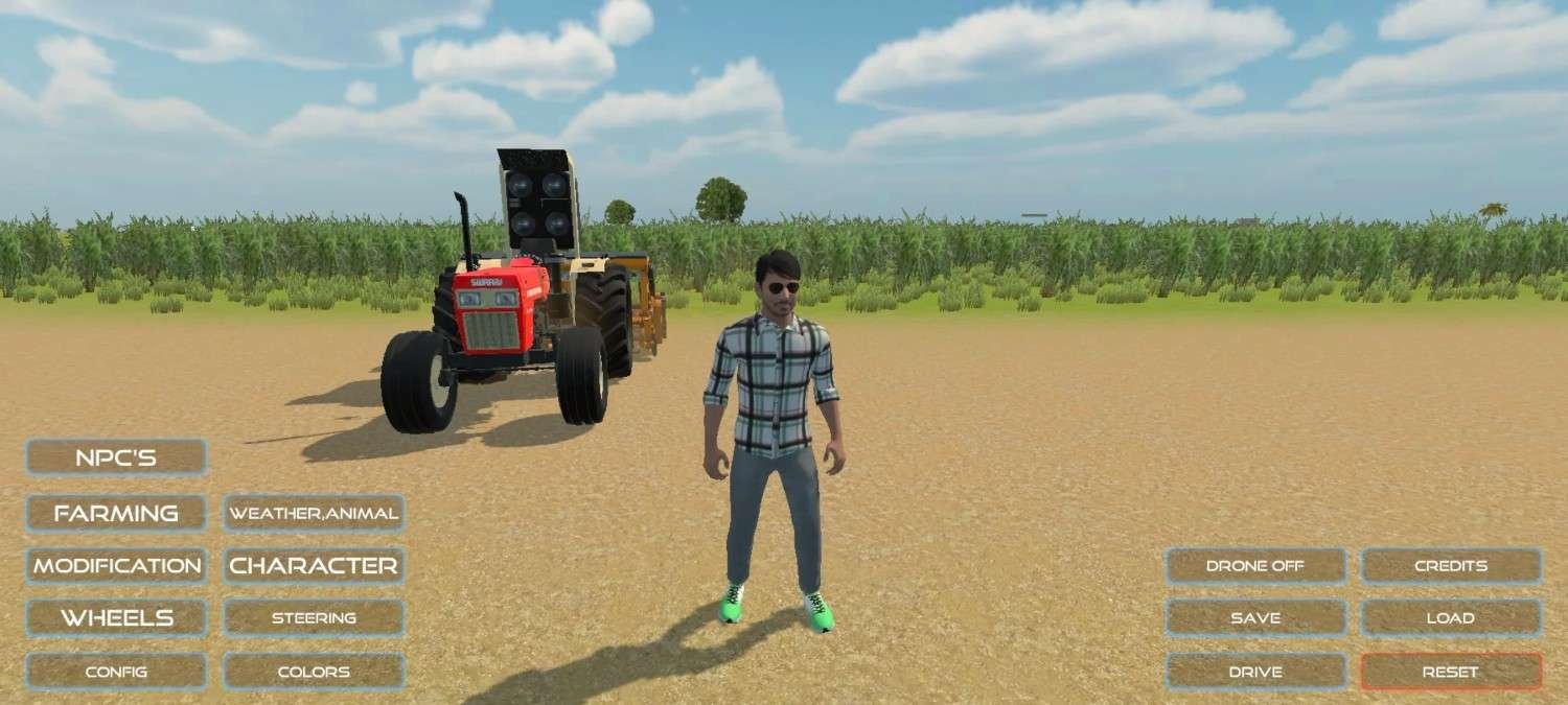 Indian Vehicles Simulator 3D Customize menu with edit options
