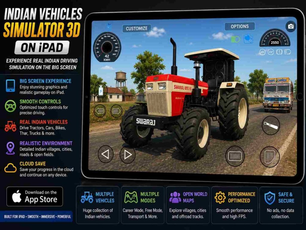 Indian vehicles simulator 3d on i pad